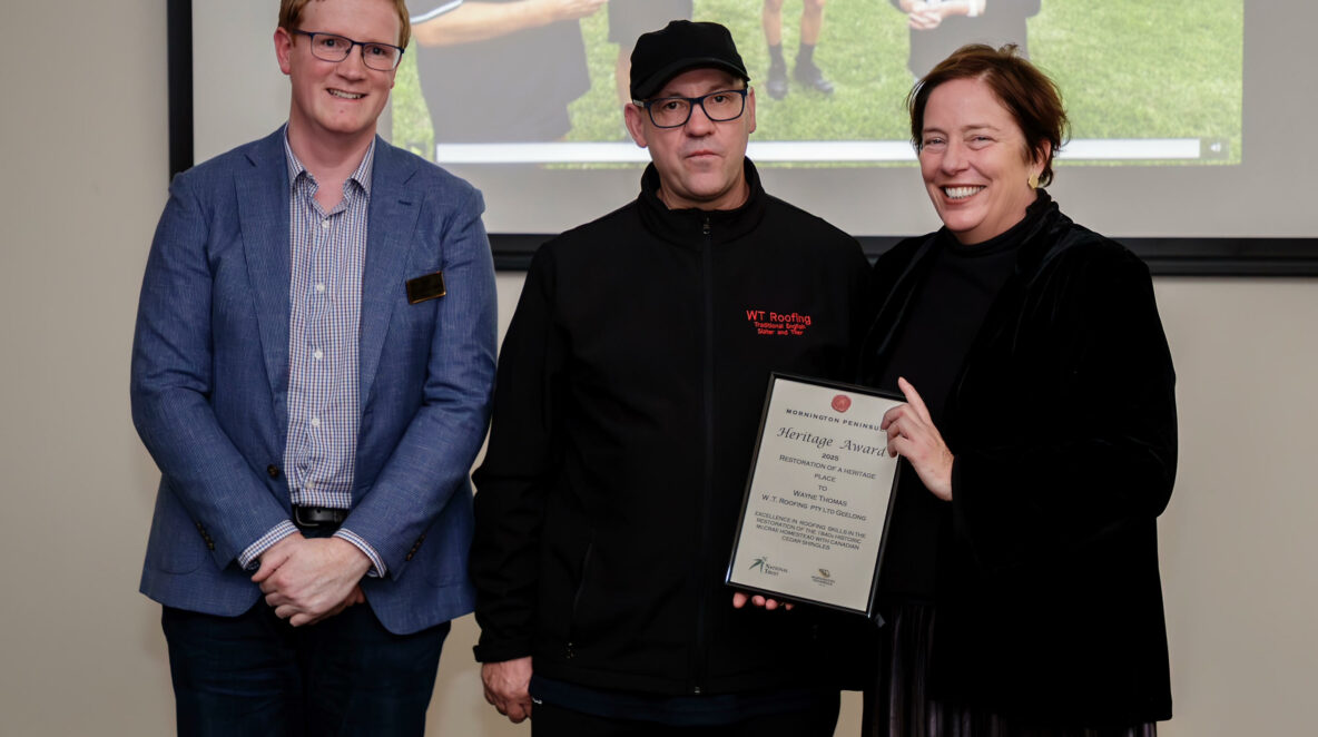 WT Roofing Historic McCrae Homestead Restoration Award Presentation